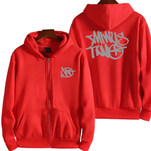 Hoodies Minus Two Full Red