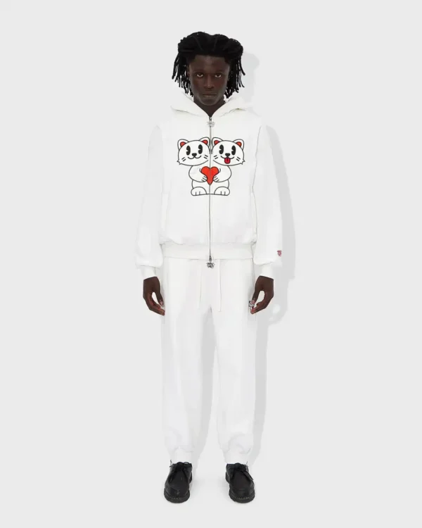 Minus Two White Kitty Tracksuit